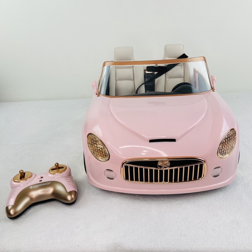 American Girl RC Pink Sports Car Remote Control Convertible No Charger